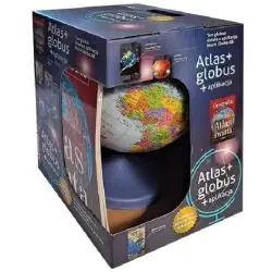 PAKIET EDUKACYJNY GLOBUS POLITYCZNY + ATLAS GEOGRAFICZNY ŚWIATA