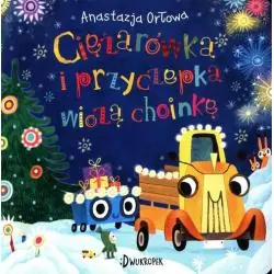 CIĘŻARÓWKA I PRZYCZEPKA WIOZĄ CHOINKĘ