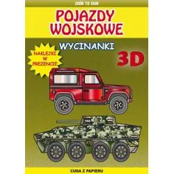 POJAZDY WOJSKOWE WYCINANKI 3 D