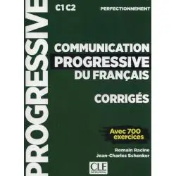 COMMUNICATION PROGRESSIVE DU FRANÇAIS CORRIGÉS C1 C2
