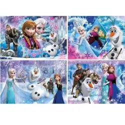 DISNEY KRAINA LODU PUZZLE 4W1 340 ELEMENTÓW CLEMENTONI 6+