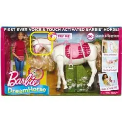 LALKA BARBIE I INTERAKTYWNY KOŃ DREAMHORSE 3+ II GATUNEK