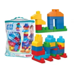 KLOCKI MEGA BLOKS 60 ELEMENTÓW FISHER PRICE 12M+