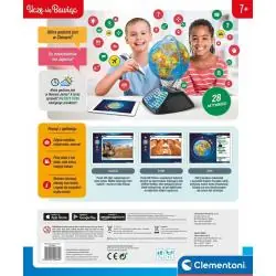 GLOBUS INTERAKTYWNY POZNAJ ŚWIAT DIGITAL CLEMENTONI BLUETOOTH 7+ - Clementoni