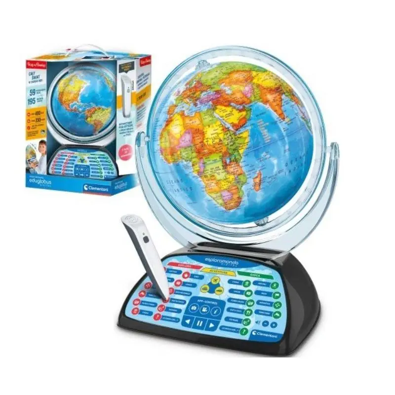 GLOBUS INTERAKTYWNY POZNAJ ŚWIAT DIGITAL CLEMENTONI BLUETOOTH 7+ - Clementoni