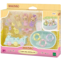 KĄPIEL TROJACZKÓW ZESTAW FIGUREK SYLVANIAN FAMILIES EPOCH 3+