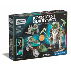 KOSMICZNI ODKRYWCY NAUKOWA ZABAWA 3W1 CLEMENTONI 9+