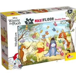 KUBUŚ PUCHATEK PUZZLE DWUSTRONNE MAXI 24 ELEMENTY LISCIANI 3+