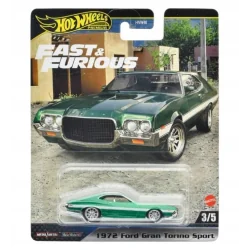 HOT WHEELS FAST & FURIOUS FORD GRAN TORINO SPORT 3+