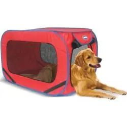 SKŁADANA BUDA DLA PSA 55.9 X 55.9 X 91.4 CM NA WYSTAWĘ I WAKACJE | LEKKA, WENTYLOWANA SPORTPET DOG KENNEL