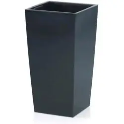 DONICZKA URBI SQUARE ANTRACYT 32.5 X 61 CM – POJEMNOŚĆ 49L, OTWORY DRENAŻOWE, ELEGANCKI DESIGN DURS325 PROSPERPLAST