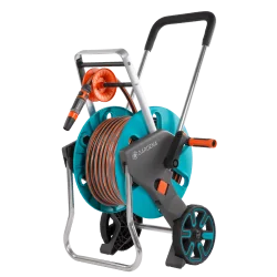 WÓZEK NA WĄŻ + WĄŻ I AKCESORIA GARDENA CLEVERROLL M EASY 20M Z PROWADNICĄ, OCHRONA PRZED MROZEM