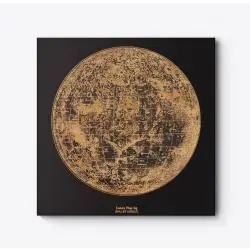 OBRAZ DREWNIANY LUNAR MAP 40 CM SMARTWOOD - Smartwoods