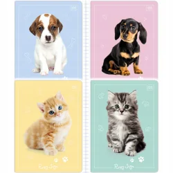 ZESZYT W KRATKĘ A5 Z MARGINESEM 32 KARTKI