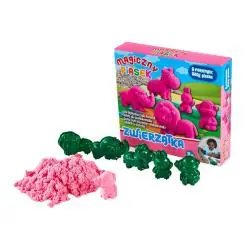 ZWIERZĄTKA MAGICZNY PIASEK Z FOREMKAMI 3+