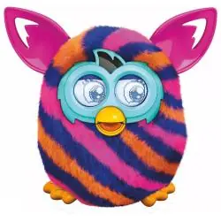 INTERAKTYWNY FURBY BOOM ORANGE BLUE DIAGONAL STRIPES MÓWI PO POLSKU 6+