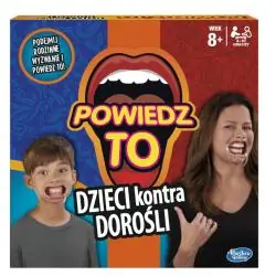 POWIEDZ TO DZIECI KONTRA DOROŚLI GRA RODZINNA HASBRO 8+