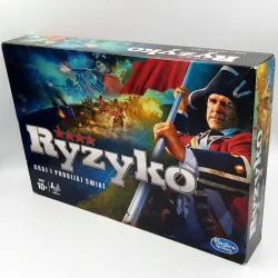 RYZYKO GRAJ I PODBIJAJ ŚWIAT GRA PLANSZOWA STRATEGICZNA HASBRO 10+