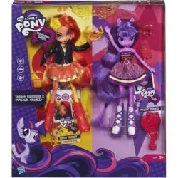 MY LITTLE PONY EQUESTRIA GIRLS SUNSET SCHIMMER I TWILIGHT SPARKLE HASBRO 5+