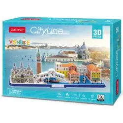 WENECJA PUZZLE 3D 126 ELEMENTÓW CUBICFUN 5+