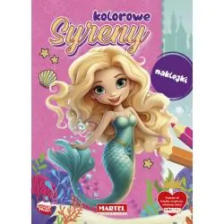 KOLOROWE SYRENY Z NAKLEJKAMI