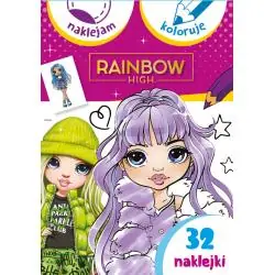 RAINBOW HIGH. NAKLEJAM I KOLORUJĘ