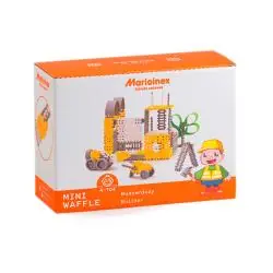 KLOCKI MINI WAFLE BUDOWNICZY ZESTAW DUŻY 145 ELEMENTÓW MARIOINEX 4+