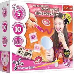 MANUFAKTURA SZMINEK I BŁYSZCZYKÓW ZESTAW KREATYWNY TREFL 8+