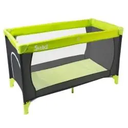 ŁÓŻECZKO TURYSTYCZNE KOJEC Z TORBĄ SMIKI, DO 15 KG, Z MATERACEM, IDEALNE W PODRÓŻY II GATUNEK