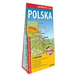 POLSKA. LAMINOWANA MAPA SAMOCHODOWO-ADMINISTRACYJNA