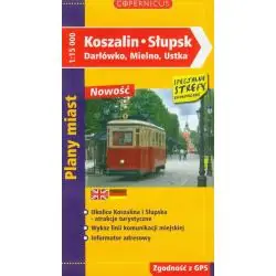 KOSZALIN, SŁUPSK, DARŁÓWKO, MIELNO, USTKA - PLANY MIAST