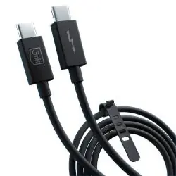KABEL USB-C 3MK HYPER THUNDERBOLT 3 CABLE™ USB4 8K60Hz, 1M, 40Gb/s, 240W, Z CHIPEM E-MARKER, POWER DELIVERY