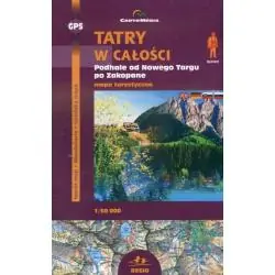 TATRY W CAŁOŚCI. MAPA TURYSTYCZNA