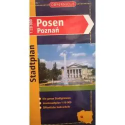 POSEN POZNAŃ PLAN MIASTA WERSJA NIEMIECKA