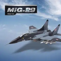 MIG-29 ZBUDUJ MODEL SŁYNNEGO MYŚLIWCA NR 7 GAZETA + ELEMENTY DO BUDOWY