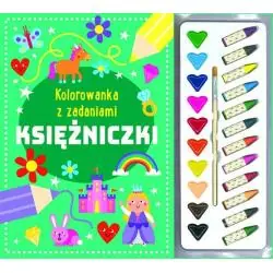 KSIĘŻNICZKI. KOLOROWANKA Z ZADANIAMI