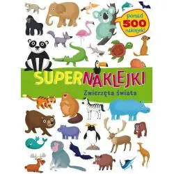 ZWIERZĘTA ŚWIATA. SUPERNAKLEJKI