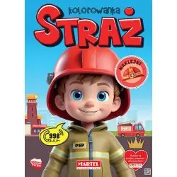 STRAŻ. KOLOROWANKA Z NAKLEJKAMI