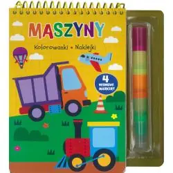 MASZYNY. KOLOROWANKI NAKLEJKI