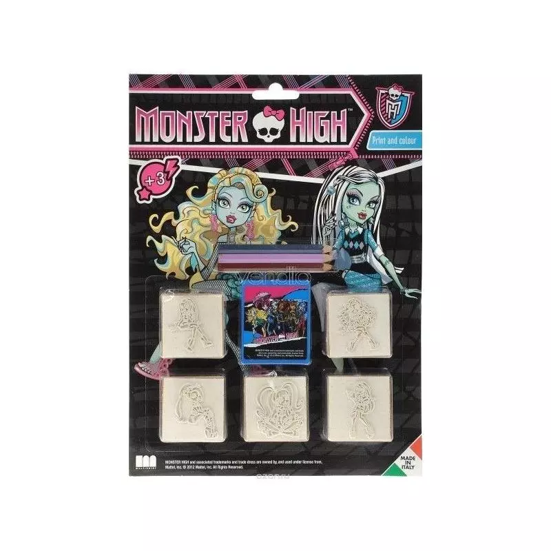 PIECZĄTKI MONSTER HIGH 5 SZTUK - Multiprint