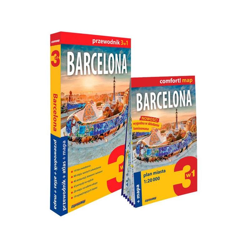 BARCELONA 3W1 PRZEWODNIK + ATLAS + MAPA