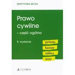 PRAWO CYWILNE. CZĘŚĆ OGÓLNA