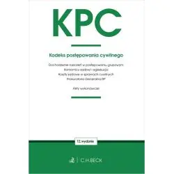 KPC KODEKS POSTĘPOWANIA CYWILNEGO
