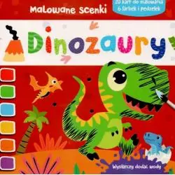 DINOZAURY. MALOWANE SCENKI