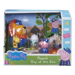 ŚWINKA PEPPA DZIEŃ W ZOO 3 FIGURKI + AKCESORIA 3+ - Tm Toys