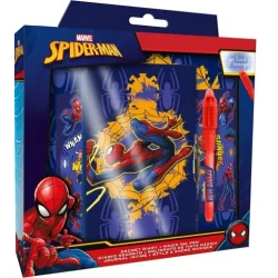 PAMIĘTNIK SPIDER-MAN Z MAGICZNYM DŁUGOPISEM