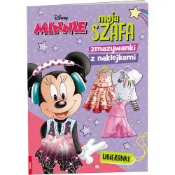 DISNEY MINNIE. MOJA SZAFA. ZMAZYWANKI Z NAKLEJKAMI