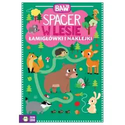 SPACER W LESIE. ŁAMIGŁÓWKI I NAKLEJKI