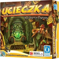 UCIECZKA: ŚWIĄTYNIA ZAGŁADY GRA PLANSZOWA REBEL 8+