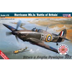 HURRICANE MK.LA BATTLE OF BRITAIN MODEL DO SKLEJANIA 14+